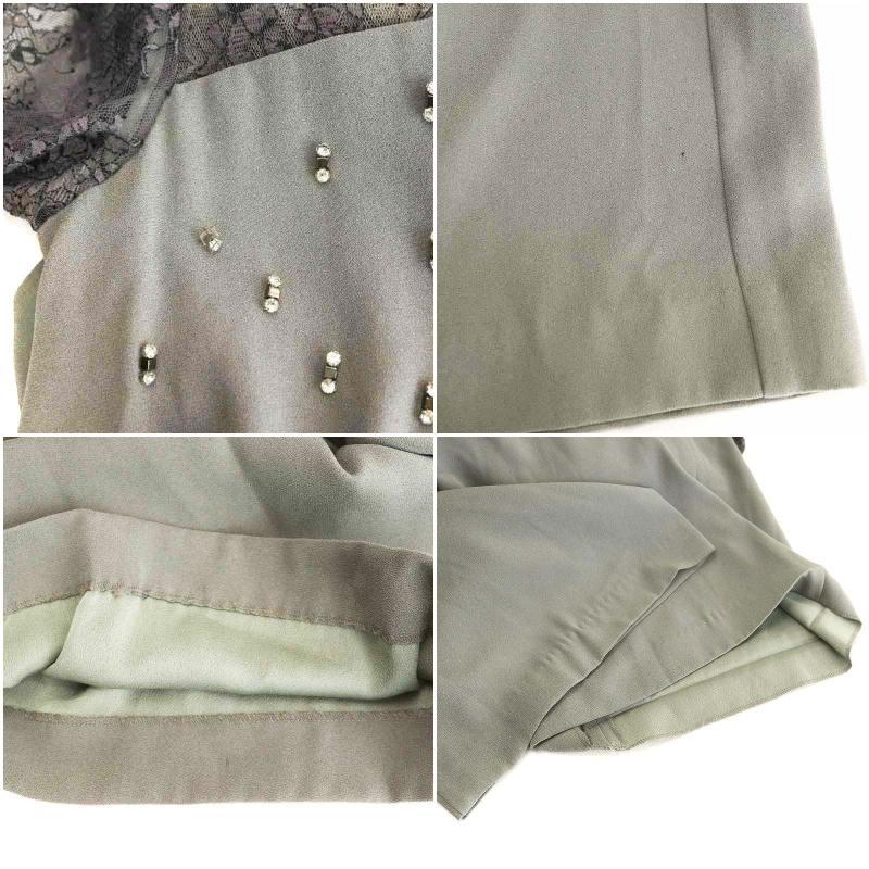 ダイアグラム グレースコンチネンタル 刺繍ワイドサロペット