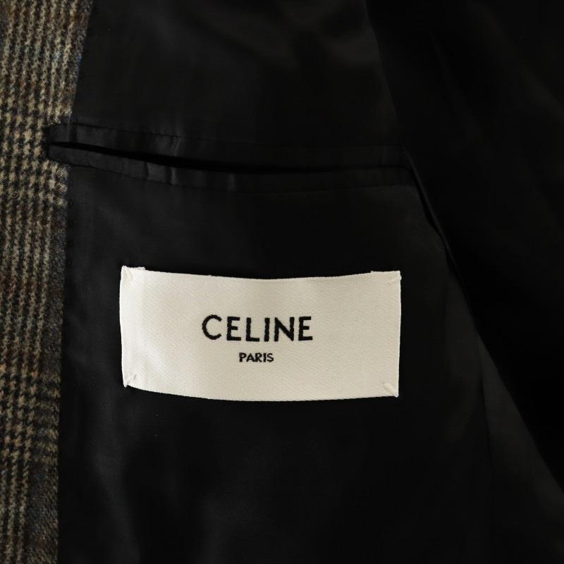 CELINE（セリーヌ） チェック柄2Bテーラードジャケット アウター 総