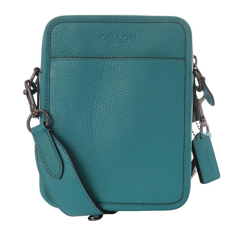 COACH コーチ サリバン クロスボディショルダーバッグ レザー 青 COACH コーチ サリバン クロスボディショルダーバッグ レザー 青