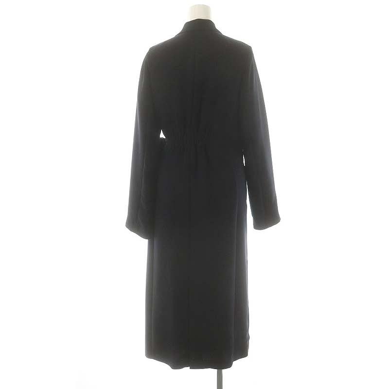 アンクレイヴ uncrave 23AW ダブルクロスワンピースコート 1 紺 /MI