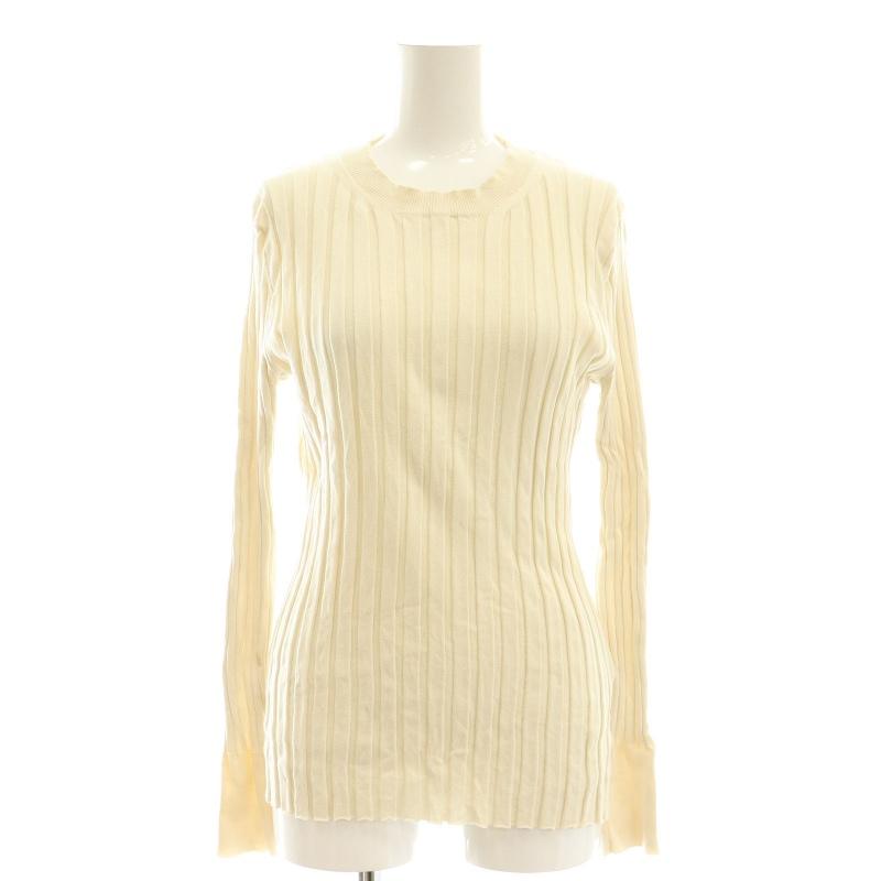 ミューズ ドゥーズィエム クラス Silk RIB クルーネック プルオーバー