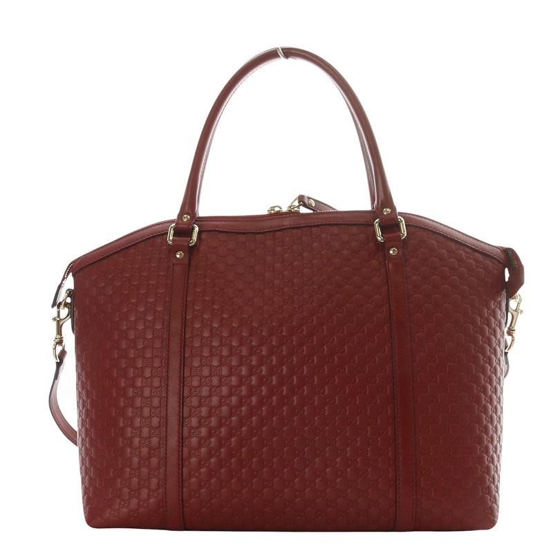 GUCCI グッチ マイクログッチシマ GG 2WAY トートバッグ ショルダー 