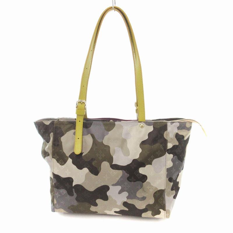 ラシット RUSSET トートバッグ 迷彩柄 カモフラ柄 レザーハンドル