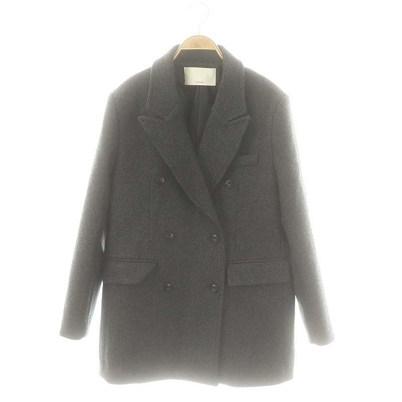 オオトロ OHOTORO double half coat コート チェスター ウール 