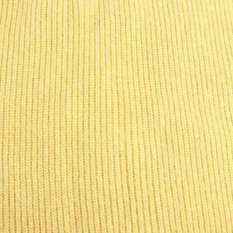 オーラリー AURALEE 14,5μ WOOL RIB KNIT LACE-UP P/O ニット セーター