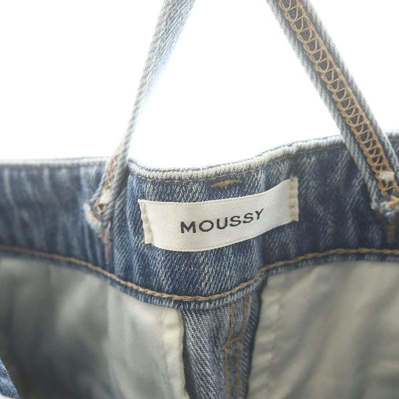 STRAP WIDE DENIM moussy ストラップ ワイド デニム MOUSSY（マウジー） MOUSSY STRAP WIDE DENIM ストラップワイドデニム