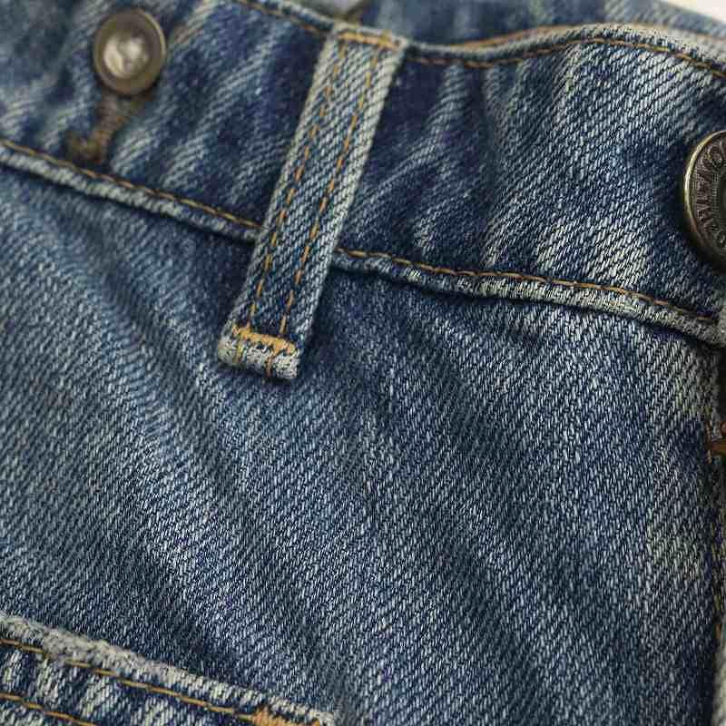 MOUSSY（マウジー） MOUSSY STRAP WIDE DENIM ストラップワイドデニム
