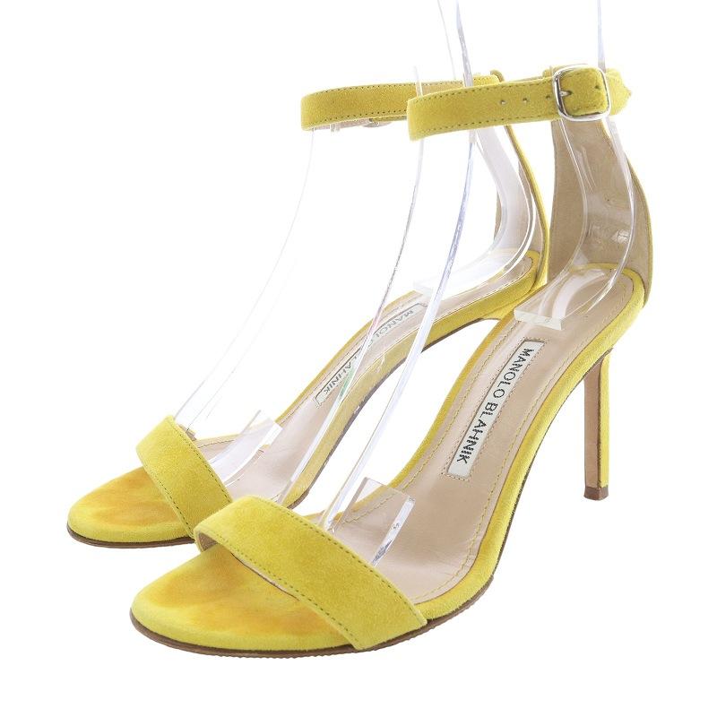 マノロブラニク MANOLO BLAHNIK スエード サンダル ストラップ マノロブラニク MANOLO BLAHNIK スエード サンダル ストラップ