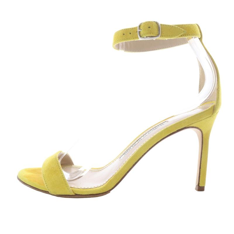 マノロブラニク MANOLO BLAHNIK スエード サンダル ストラップ マノロブラニク MANOLO BLAHNIK スエード サンダル ストラップ