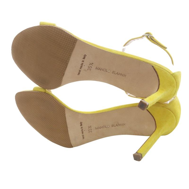 マノロブラニク MANOLO BLAHNIK スエード サンダル ストラップ マノロブラニク MANOLO BLAHNIK スエード サンダル ストラップ