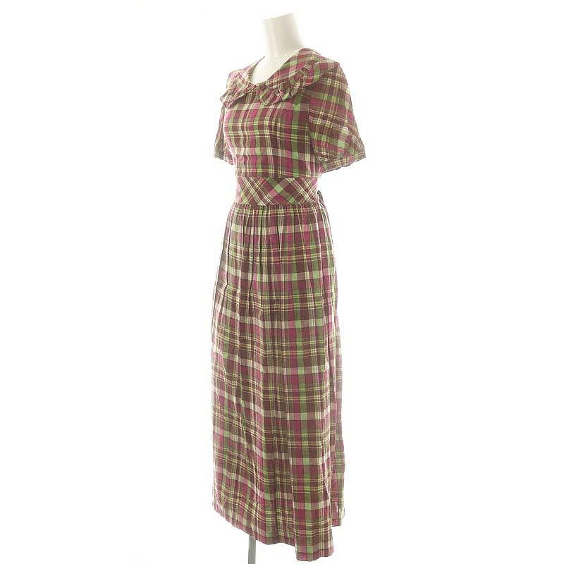 ジェーンマープル Jane Marple チェック柄 ビックカラー ジェーンマープル Jane Marple チェック柄 ビックカラー