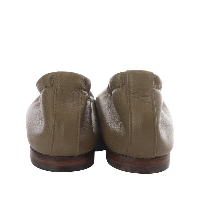 beautiful shoes ballet カーキブラウン