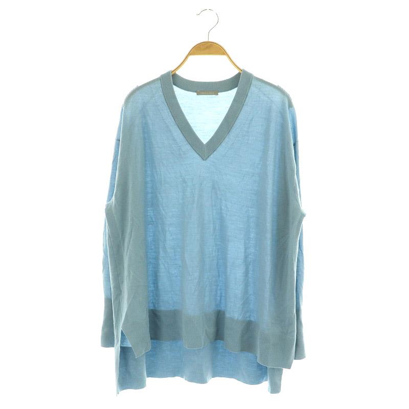 theory luxe セオリーリュクス Vネック ニットセーター 長袖 38 theory luxe（セオリーリュクス） theory luxe ALLAN FIONA トップス