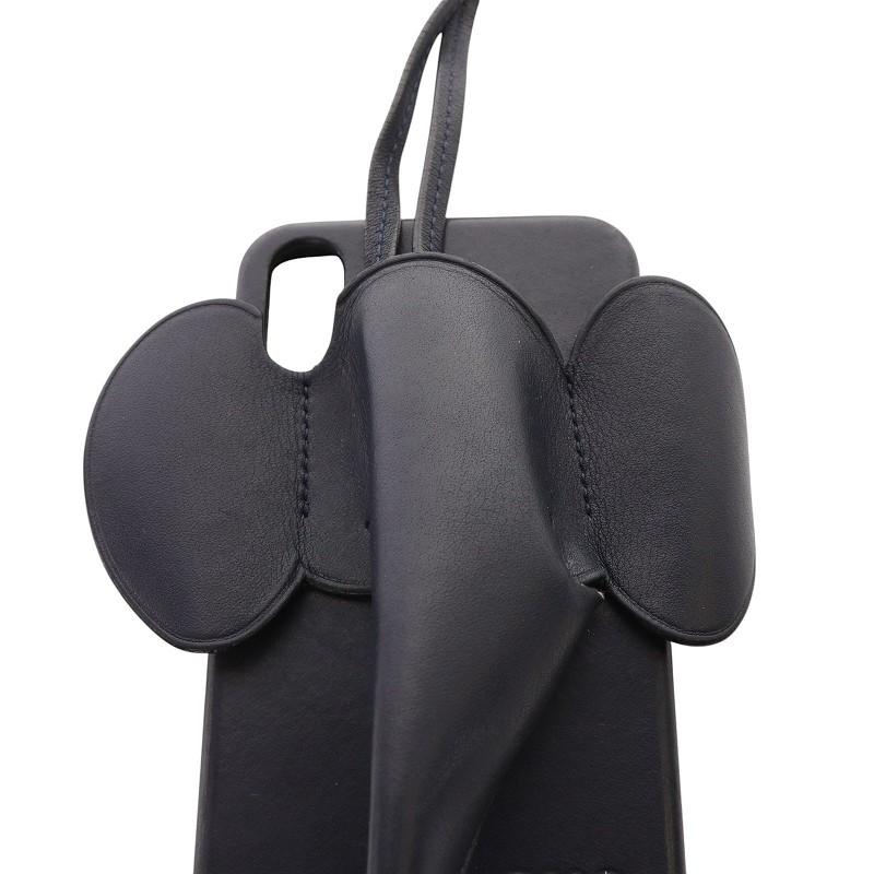 レア ロエベ　エレファントケース LOEWE ロエベ エレファント 像 アナグラム iPhoneX/XS対応ケース 紺