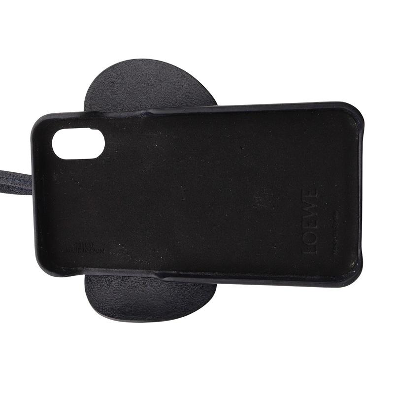 LOEWE ロエベ エレファント 像 アナグラム iPhoneX/XS対応ケース 紺