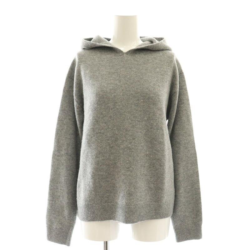 極美品✨セオリー 23aw ニット パーカー カシミヤ ジップ 現行 キャメル 今だけ！セオリー 23aw ニット パーカー カシミヤ ジップ 現行