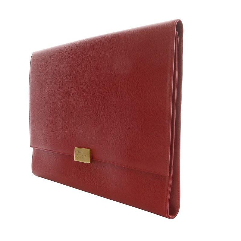スマイソン SMYTHSON クラッチバッグ マルチケース レザー レッド /YO2 