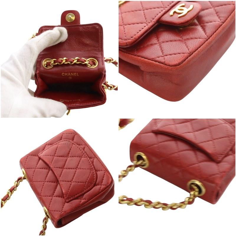 CHANEL シャネル ミニミニマトラッセ ミニバッグ付き チェーンベルト  