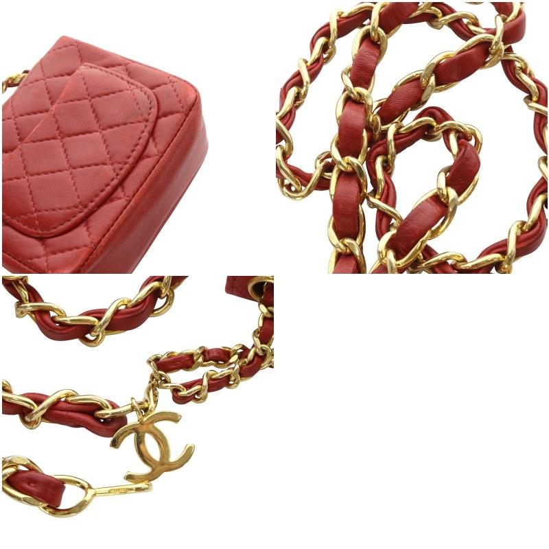 CHANEL シャネル ミニミニマトラッセ ミニバッグ付き チェーンベルト  