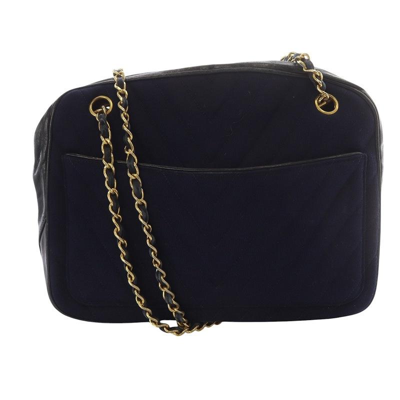 CHANEL シャネル ヴィンテージ シェブロンVステッチ チェーン  