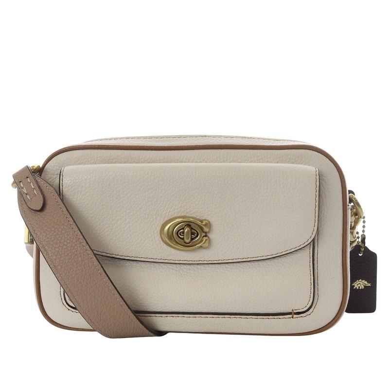 COACH コーチ ウィロウ カメラ バッグ カラーブロック ショルダー  