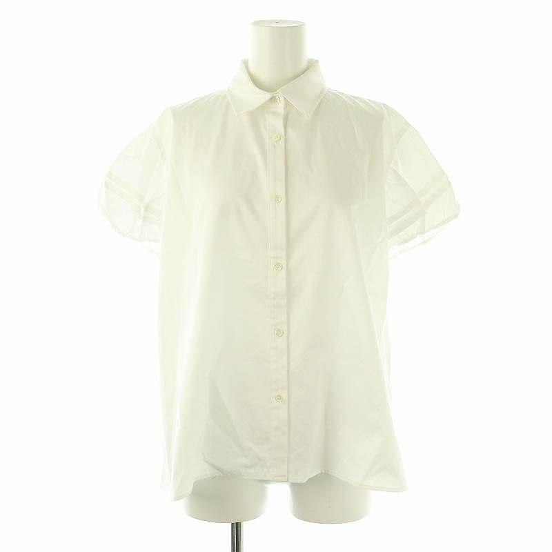 未使用品 ヨーコチャン YOKO CHAN puff sleeve cotton blouse 未使用品 ヨーコチャン YOKO CHAN puff sleeve cotton blouse
