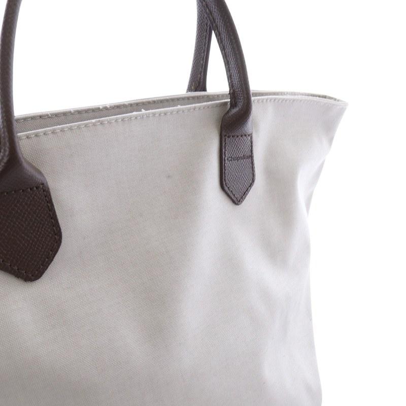 エルベシャプリエ Herve Chapelier レザーハンドル舟型トートM  