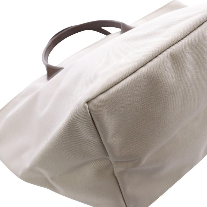 エルベシャプリエ Herve Chapelier レザーハンドル舟型トートM  