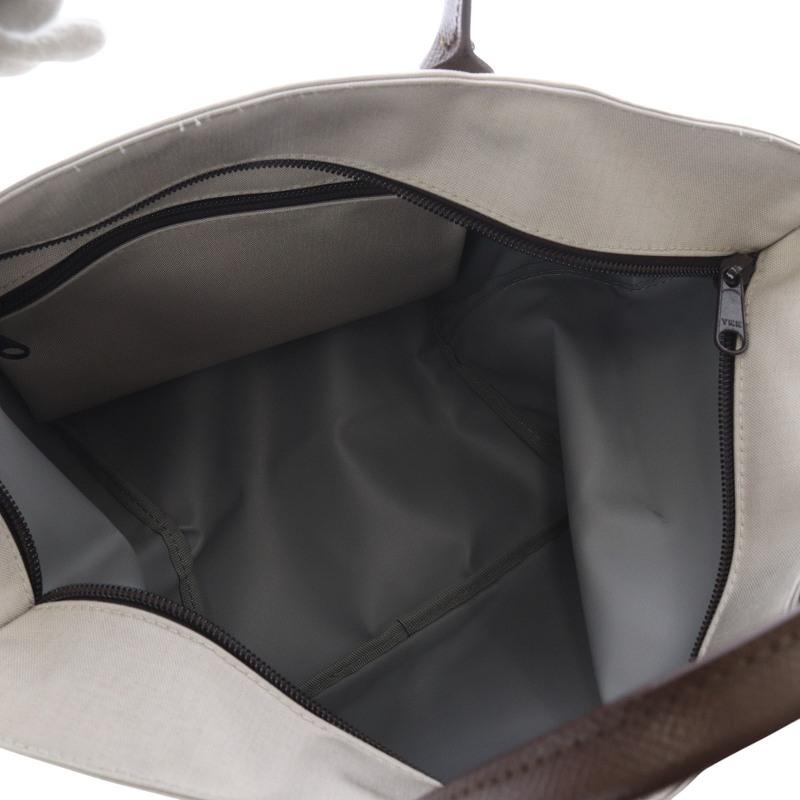 エルベシャプリエ Herve Chapelier レザーハンドル舟型トートM  