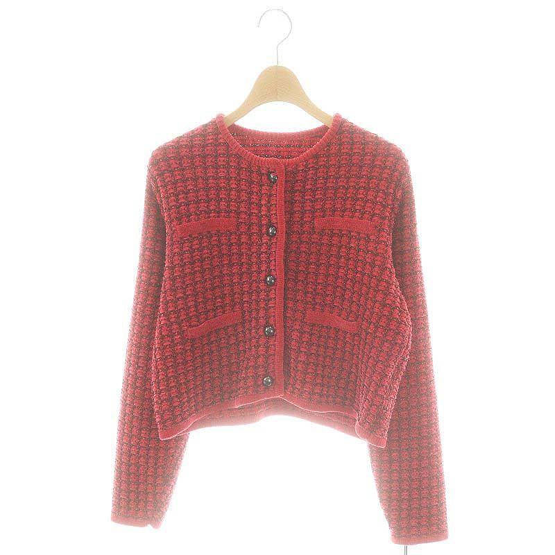 24AW ダイアグラム グレースコンチネンタル ツイード ニット カーディガン ツイードニットカーディガン / GRACE CONTINENTAL | GRACE CONTINENTAL
