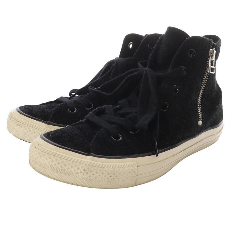 CONVERSE × SINME / ハイカットスニーカー/24cm/BLK/スウェード/1SD239 CONVERSE（コンバース） CONVERSE SINME オールスター ハイカット