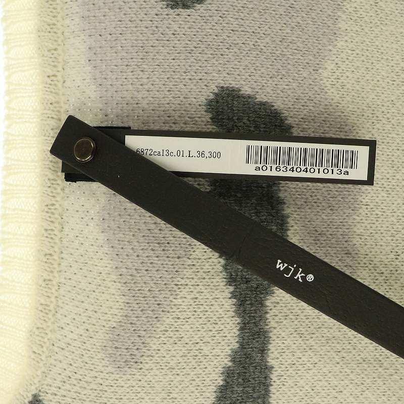 未使用品 ダブルジェイケイ wjk jacquard pull-over ジャガードニット 
