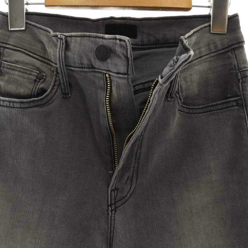 新品未使用 MOTHER インサイダークロップステップフライ デニム 26 黒 mother MOTHER マザー デニム パンツ THE INSIDER CROP STEP