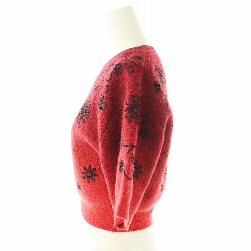 ケンゾー KENZO 24FW FE62PU4833CU ビーズ装飾 ニット セーター 半袖