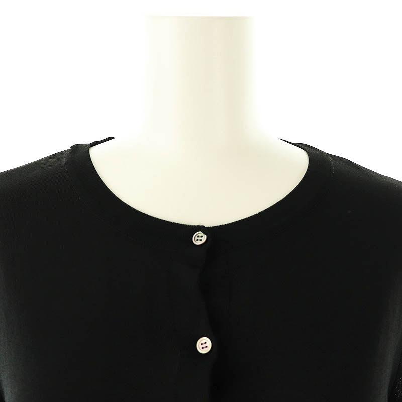 フォクシー　アッパースタンダード　カーディガン　ブラック　38 フォクシーNY フォクシー アッパースタンダード カーディガン ブラック 38