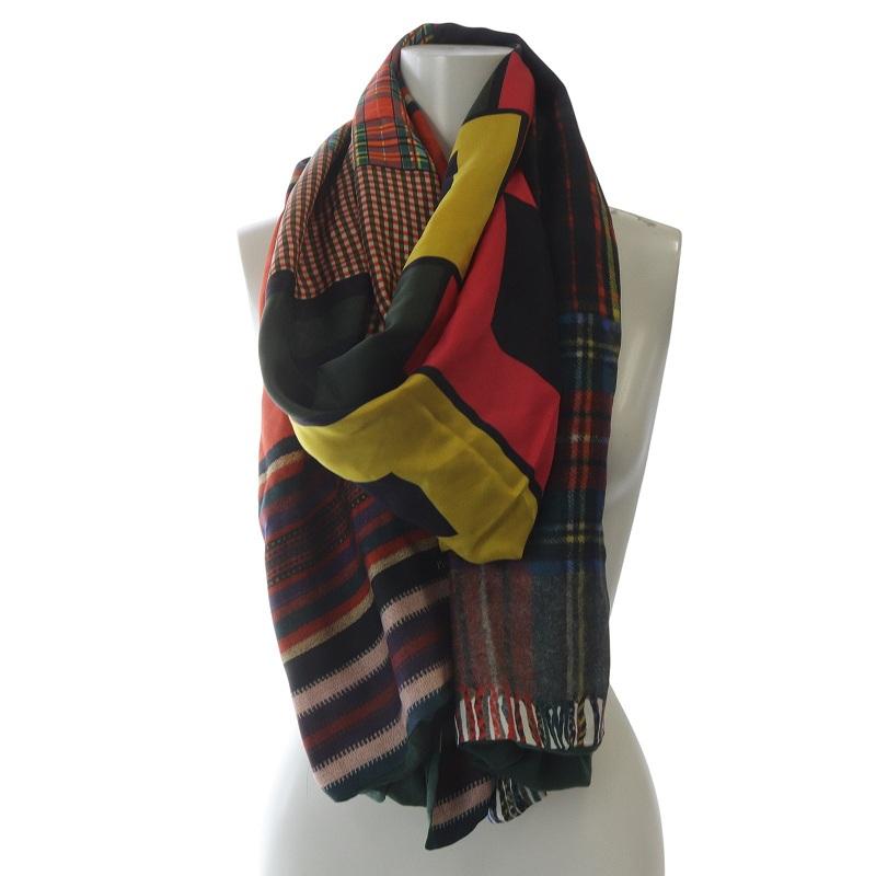 ピエールルイマシア 大判ストール ダブルフェイス Pierre-Louis Mascia