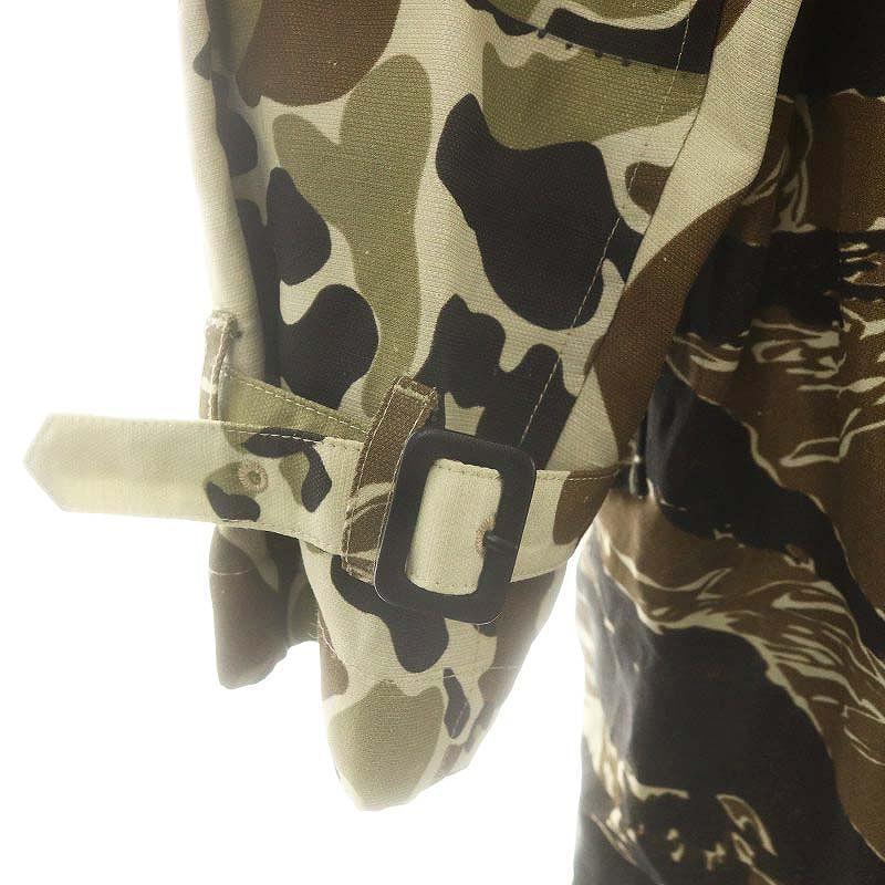 【中古】ゴールデングース G26D030.A2 CAMOUFLAGE COAT カモフラージュコート M カーキ 茶 アイボリー 黒 レディース ゴールデングース G26D030.A2 CAMOUFLAGE COAT カモフラージュコート