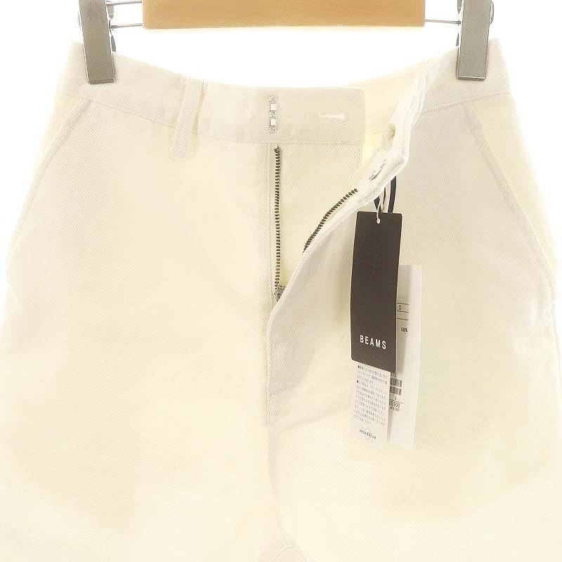 デミルクスビームス　woadblue ホワイトデニムハーフパンツ BEAMS woadblueホワイト ハーフパンツ デミルクスビームス woadblue