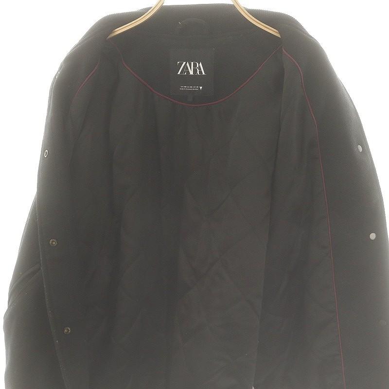 ZARA（ザラ） スタジャン スタジアムジャンパー ウール混 XS 黒 /MI