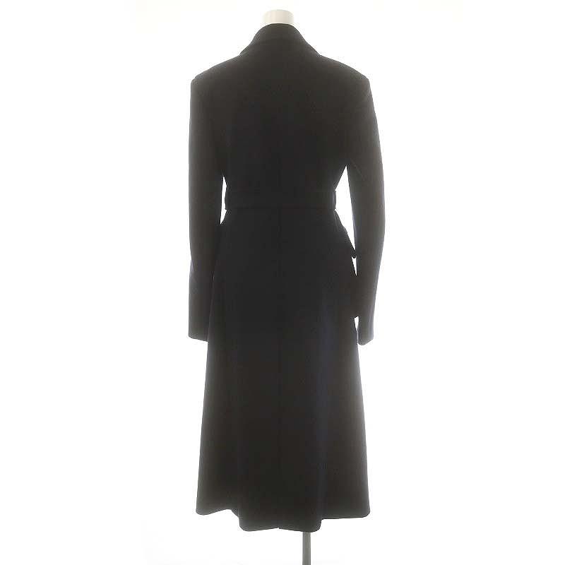 チノ CINOH ダブルボタンコート アウター ロング ネイビー /ES □OS