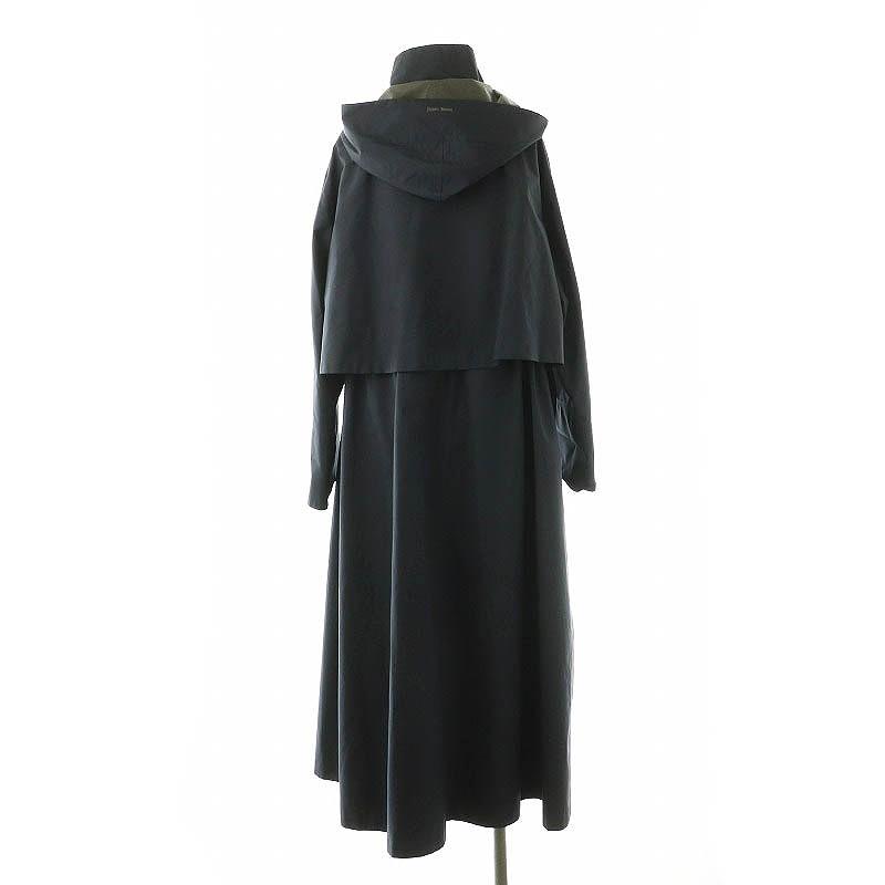 ヘルノ HERNO IM035DL Laminar GORE-TEX フーデットコート 36 紺 /MI  