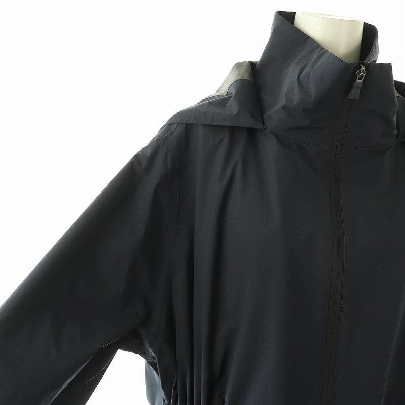 ヘルノ HERNO IM035DL Laminar GORE-TEX フーデットコート 36 紺 /MI  