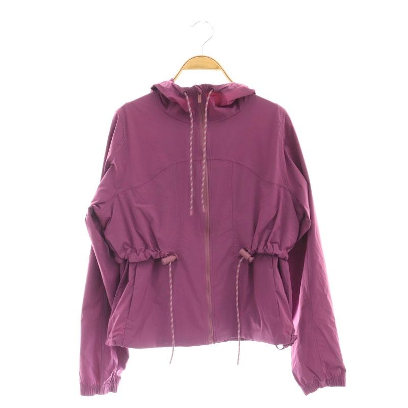 ルルレモン lululemon ジップアップフードパーカー 薄手 紫 ルルレモン lululemon ジップアップフードパーカー 薄手 紫