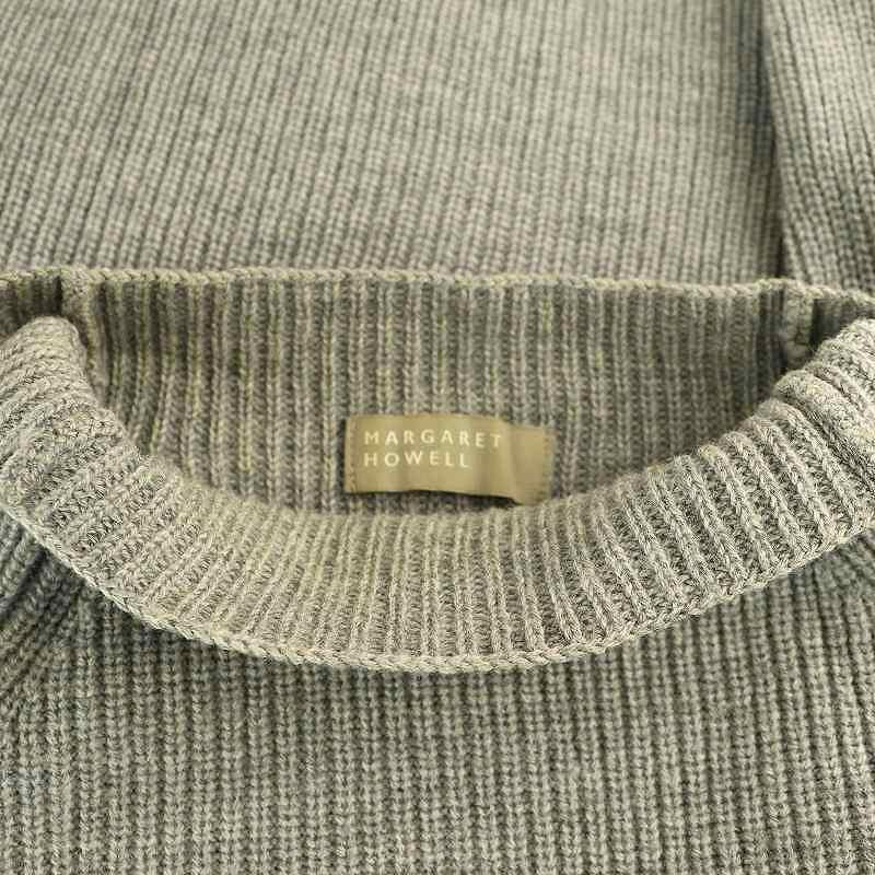 MARGARET HOWELL　ボトルネック　ニット　ブリティッシュウール MARGARET HOWELL（マーガレットハウエル） ウールボトルネックニット
