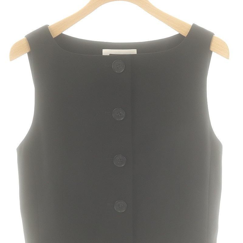 エンフォルド 25SS SQUARE-NECK VEST ベスト 前開き 38 エンフォルド ENFOLD 25SS SQUARE-NECK VEST ベスト 前開き 38