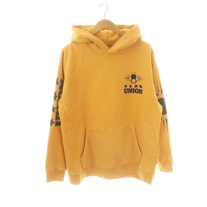 【中古】ユニオン UNION LOS ANGELES パーカー プルオーバー プリント 3 オレンジ /DF ■OS ■AD メンズ ユニオン UNION LOS ANGELES パーカー プルオーバー プリント 3
