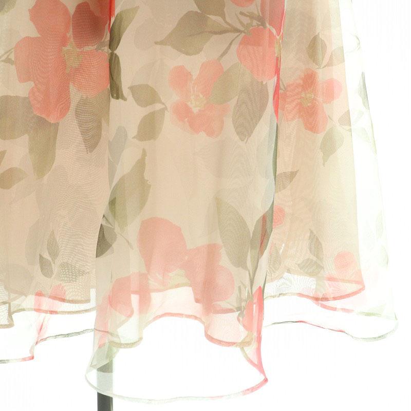 エムズグレイシー M'S GRACY 花柄 ノースリーブ シフォン エムズグレイシー M'S GRACY 花柄 ノースリーブ シフォン
