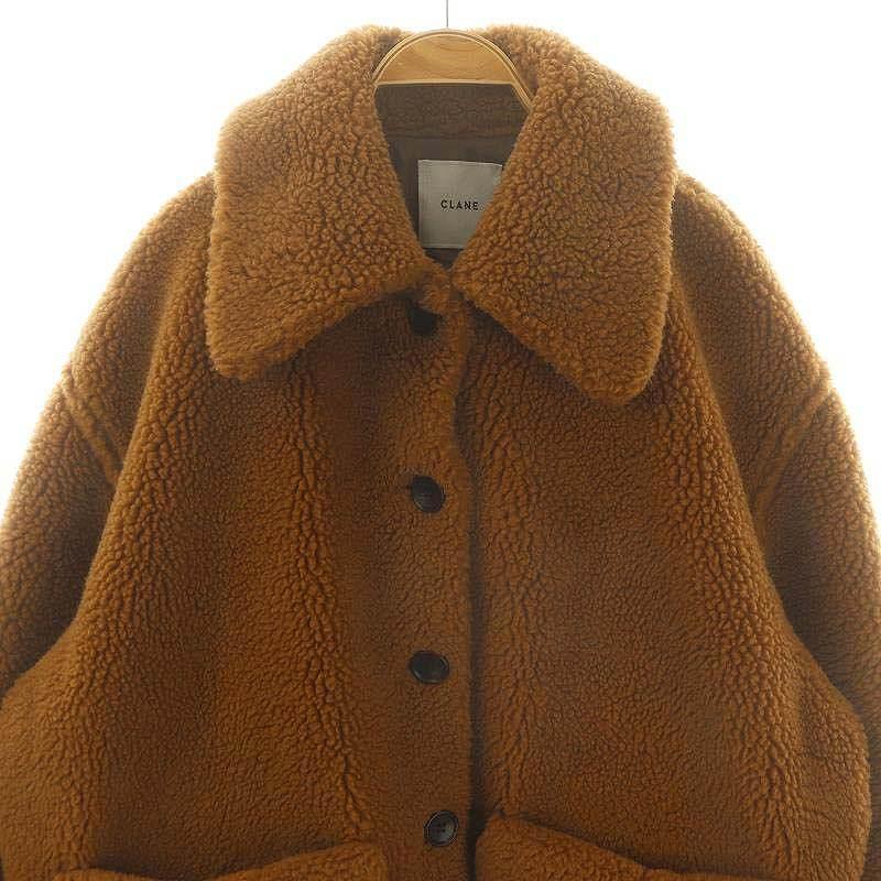 クラネ CLANE 24AW RIDGE POCKET BOA COAT コート ステンカラー ウール  