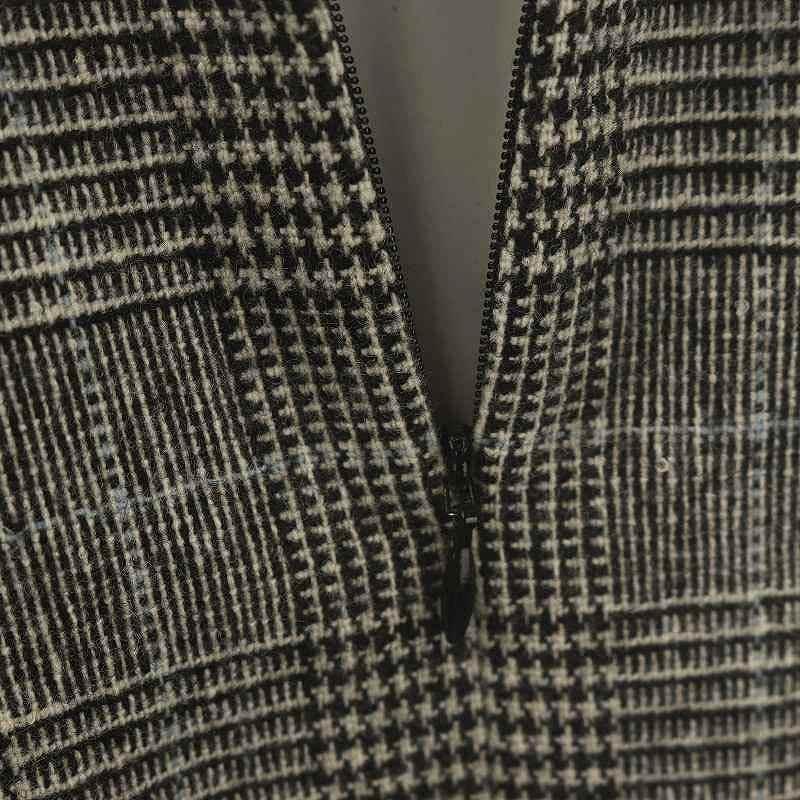エムズグレイシー M'S GRACY グレンチェック ニット切替 エムズグレイシー M'S GRACY グレンチェック ニット切替