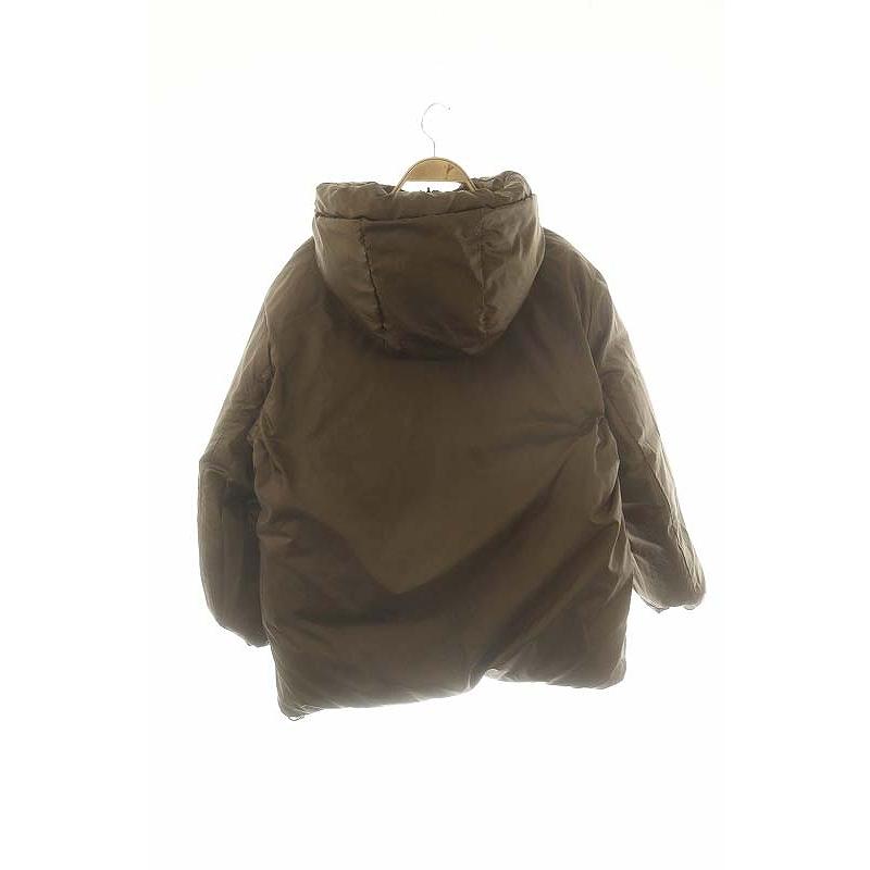 【美品】限定1着 theory セオリー フード付ダウンジャケット XS カーキ 美品】限定1着 theory セオリー フード付ダウンジャケット XS カーキ